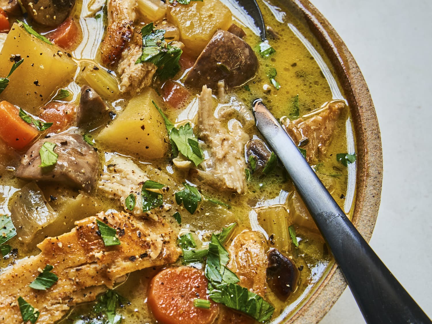 Members mark turkey and vegetable stew clearance